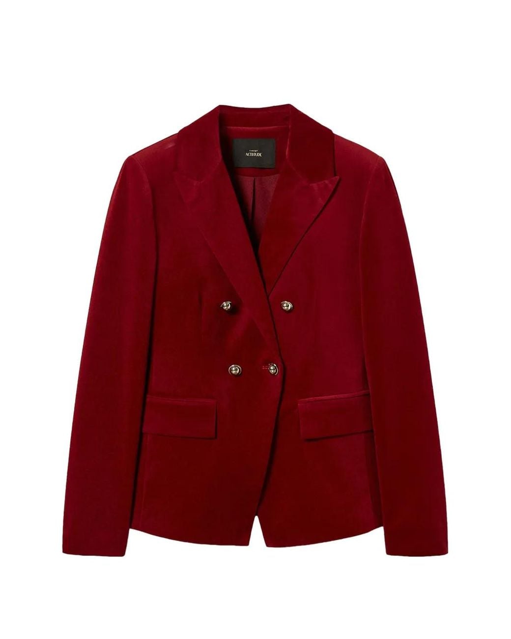 Twinset Red Velvet Blazer