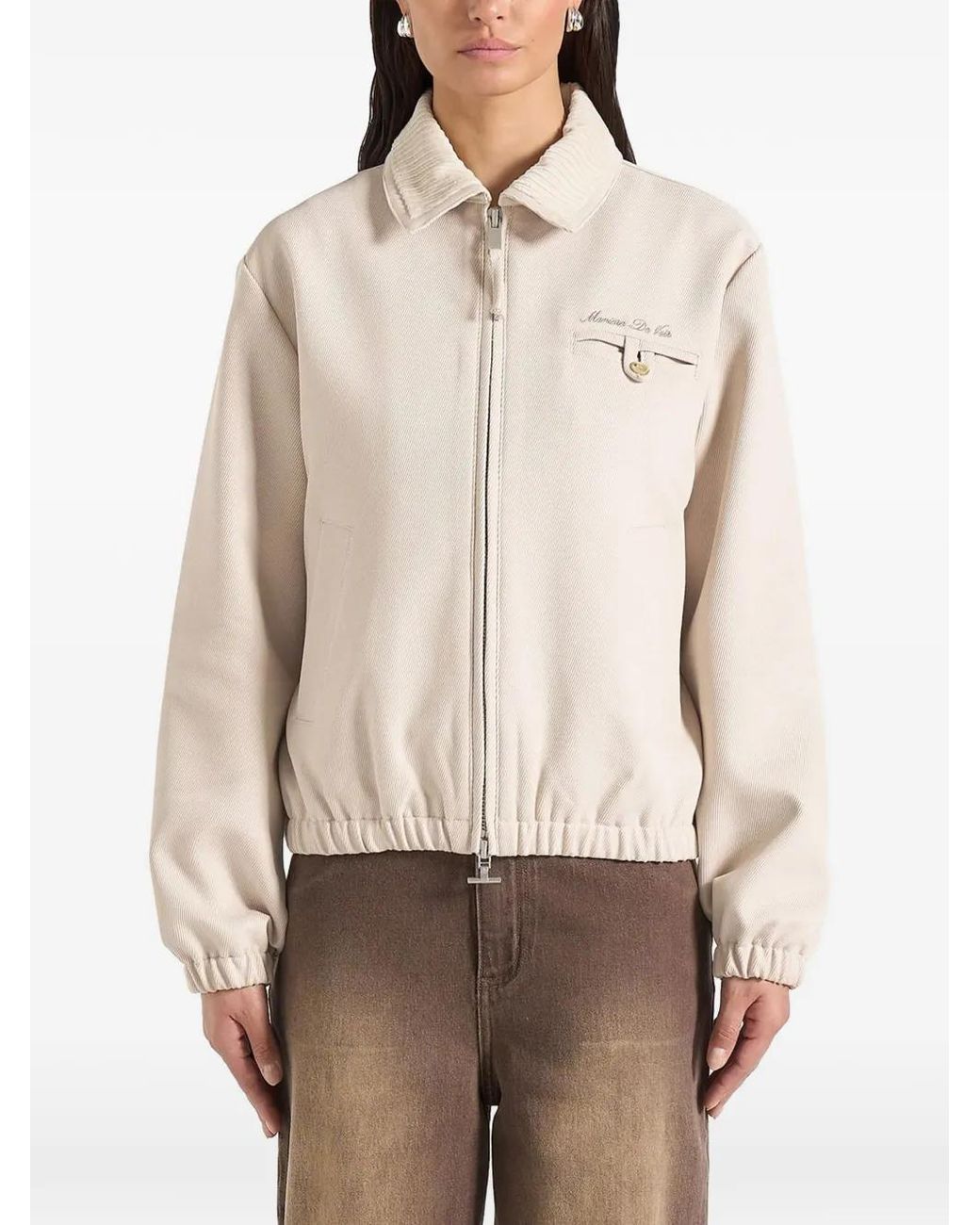 Manière De Voir Natural Kilian Twill Signature Jacket