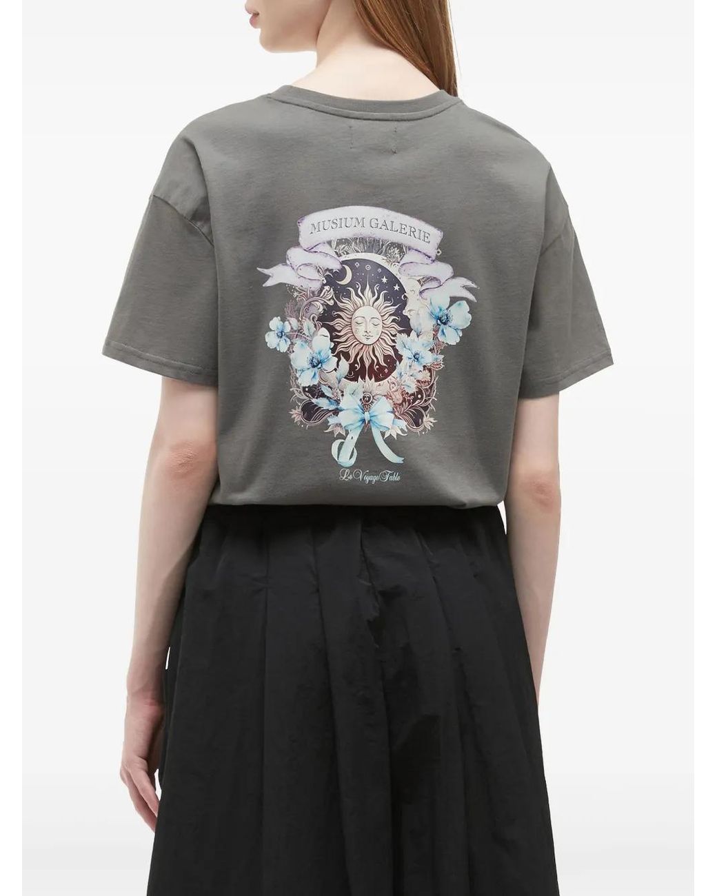 Musium Div. Gray Logo~Print T-Shirt