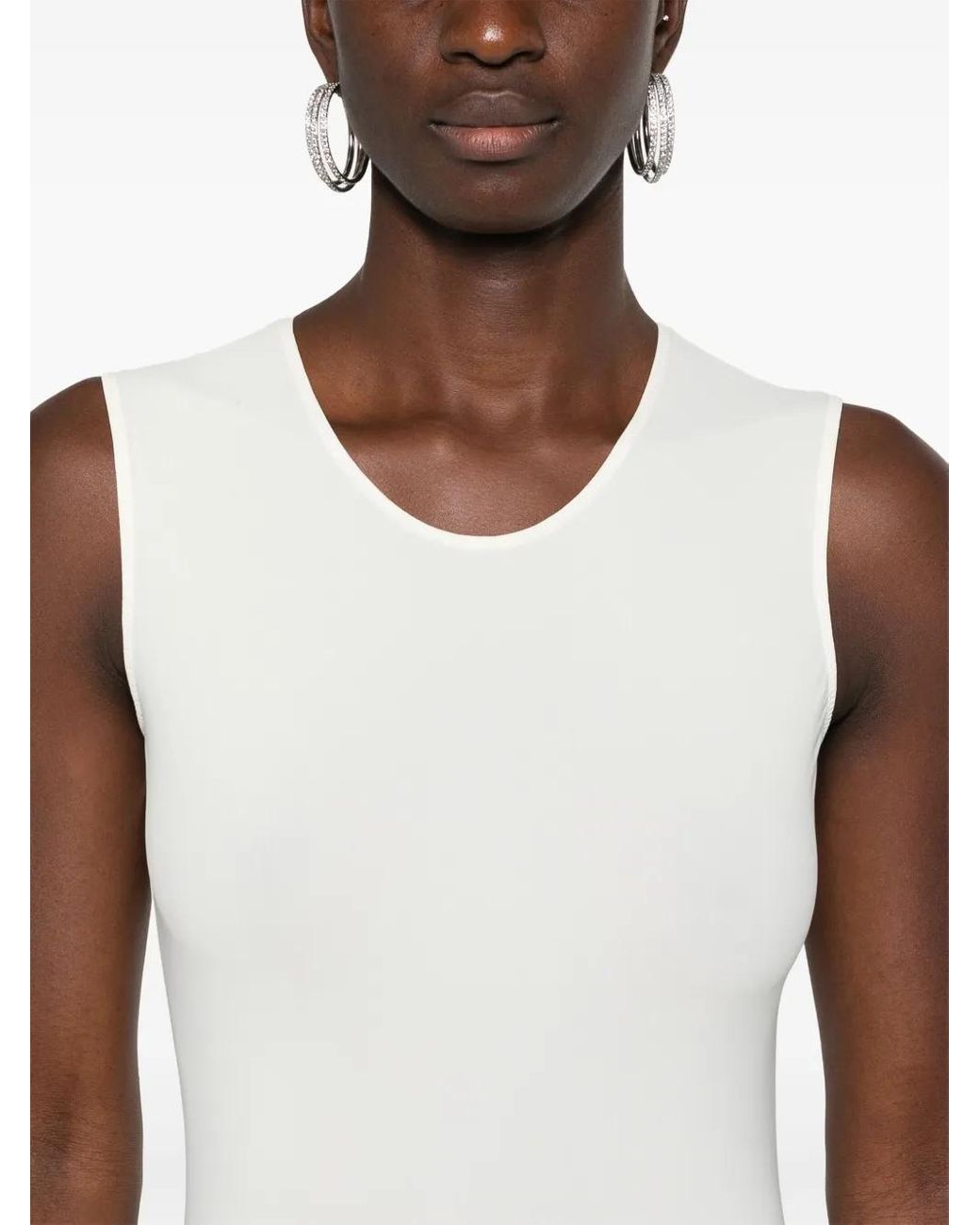 Maison Margiela White Jersey Bodysuit