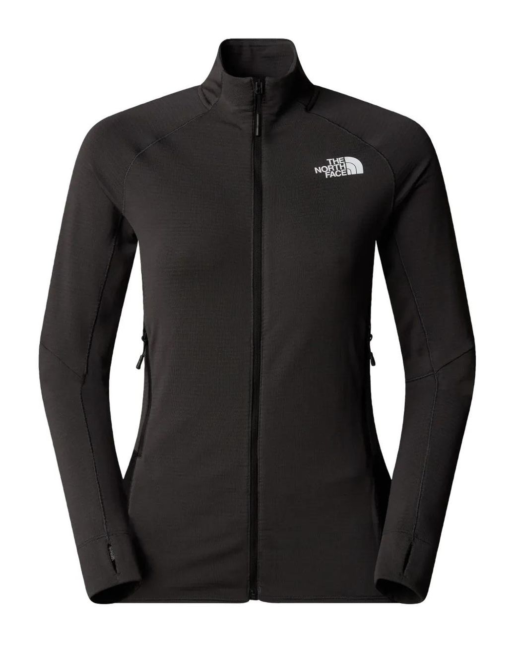The North Face Black Zip-Up Long-Sleeve Top