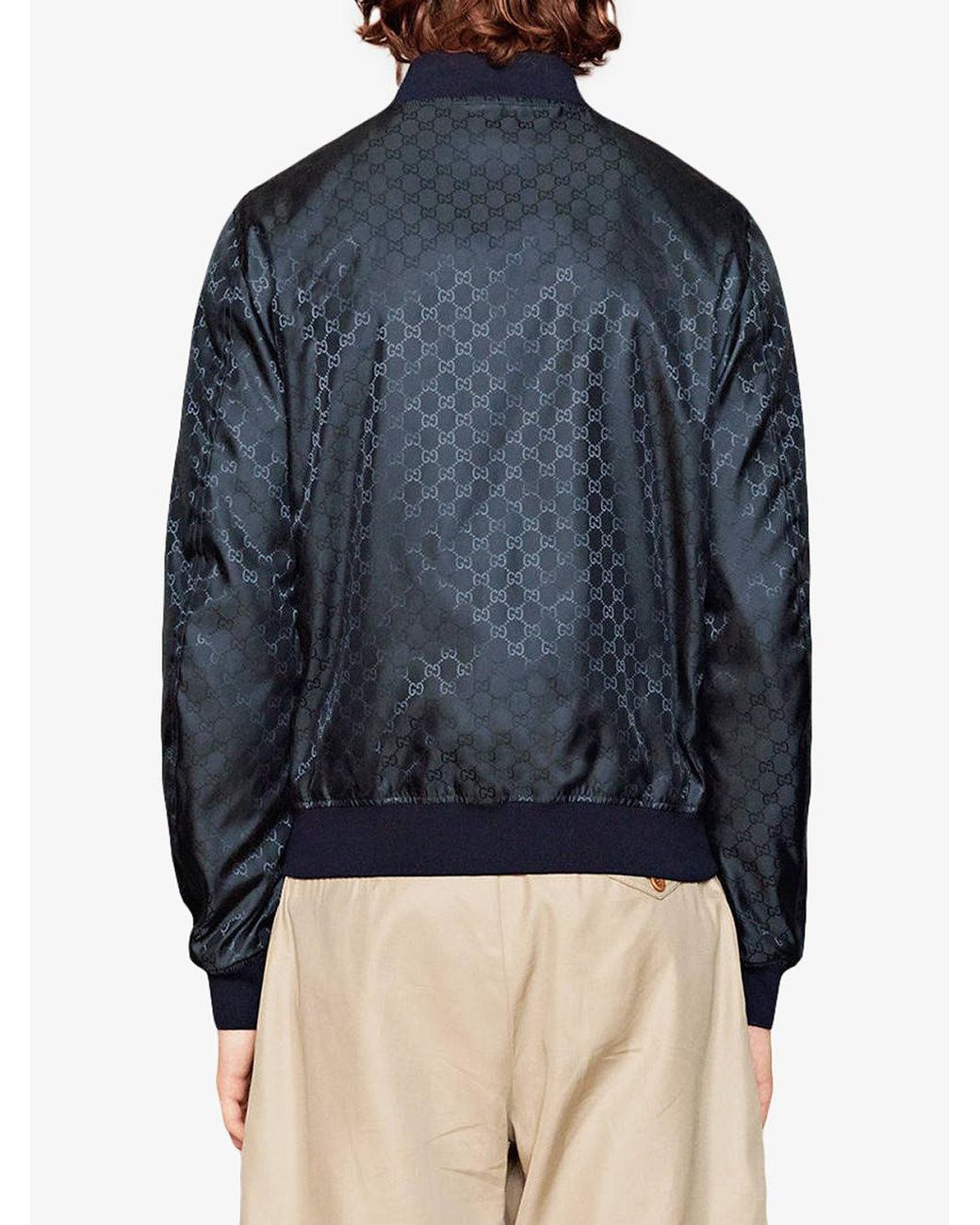 Men's Clothing Gucci Bomber Jacket Reversible Gucci Reversible Gg