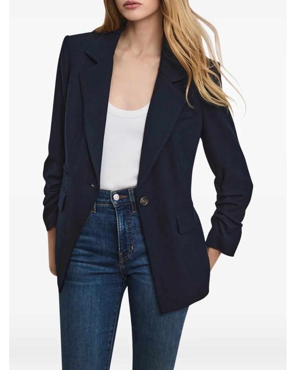 Veronica Beard Blue Battista Blazer