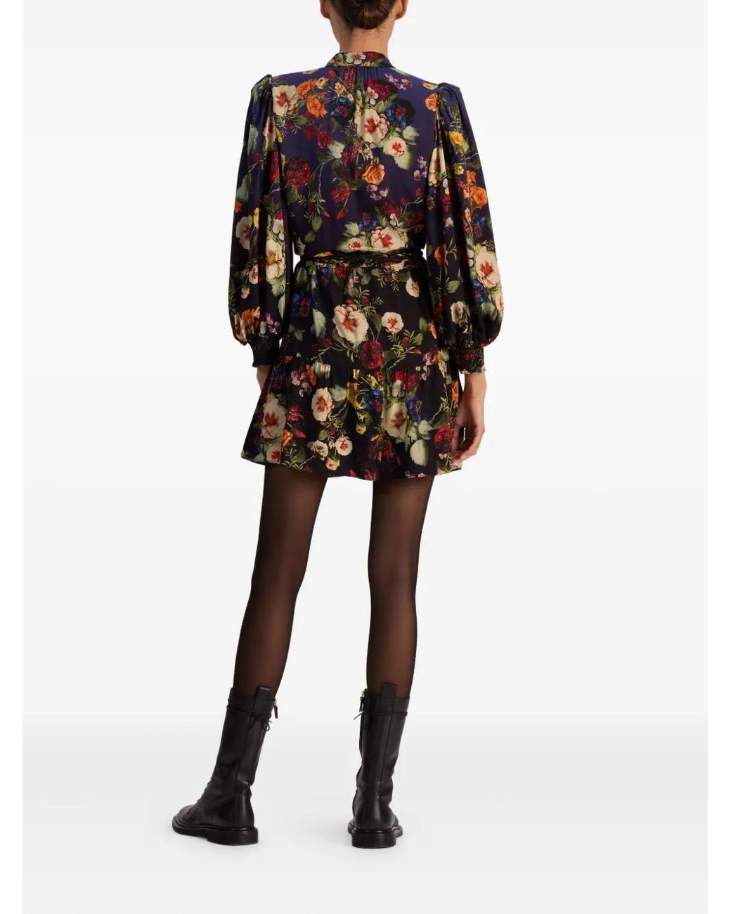Alice + Olivia Mini-Jurk in het Blue