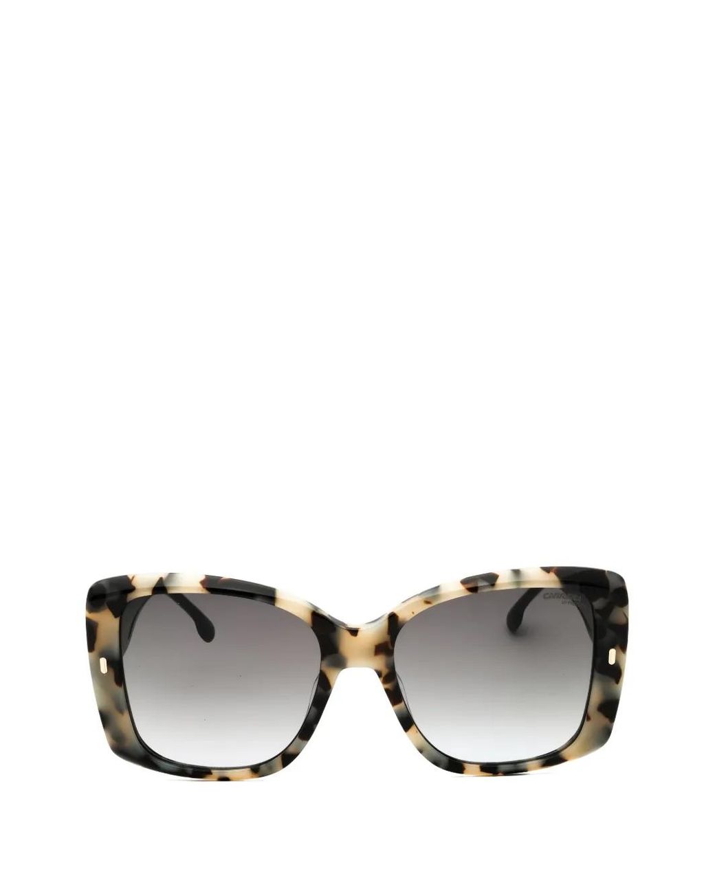 Carrera Black Tortoiseshell-Effect Square-Frame Sunglasses