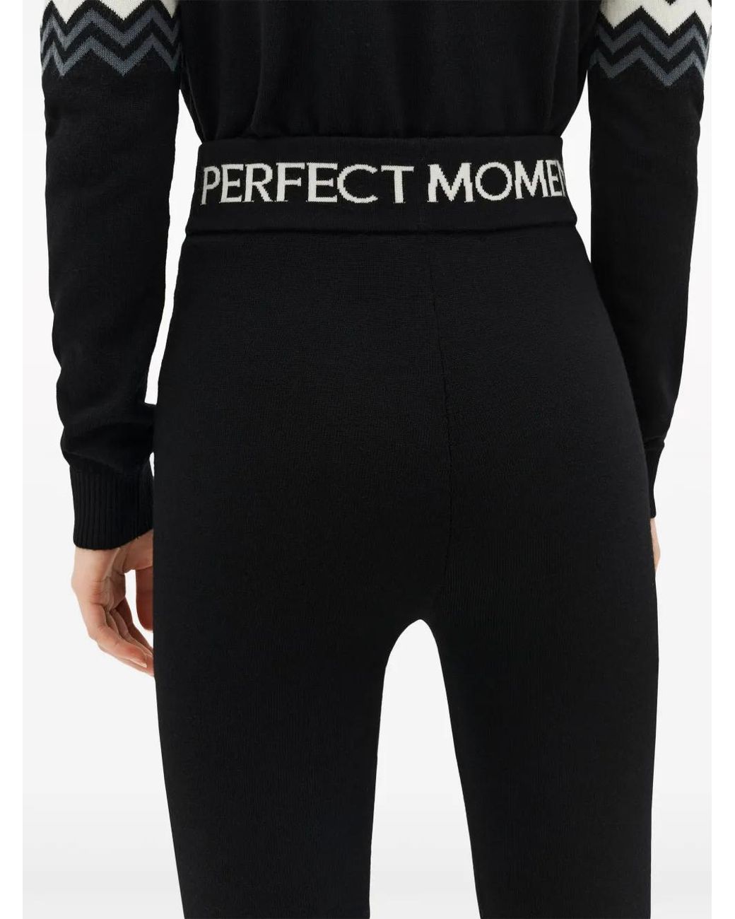 Perfect Moment Black Nordic Wool Leggings
