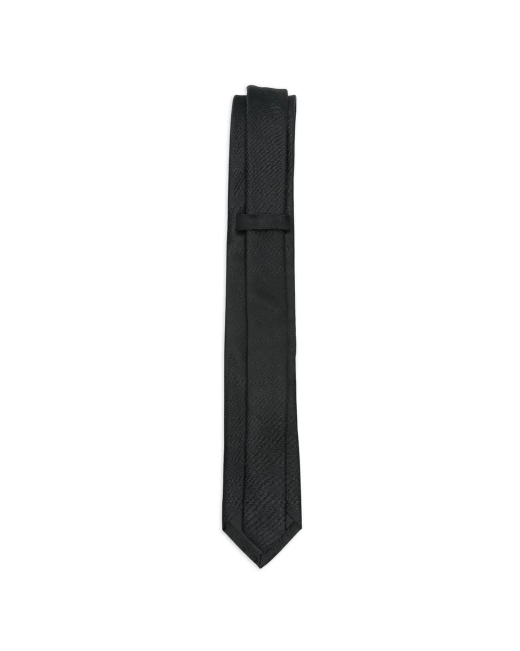 Karl Lagerfeld Black Cravate À Logo for men