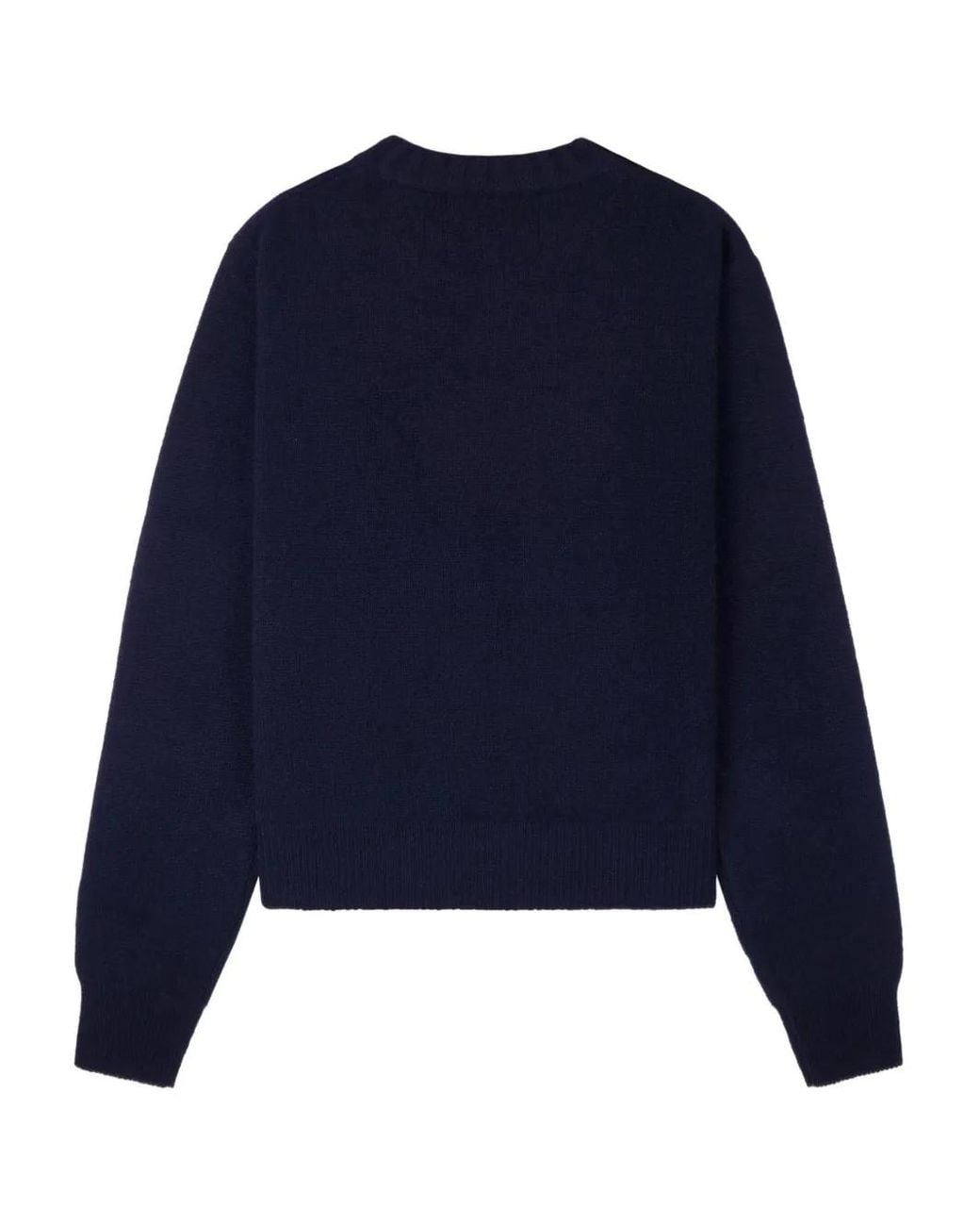 Sporty & Rich Blue Pull En Maille Jacquard