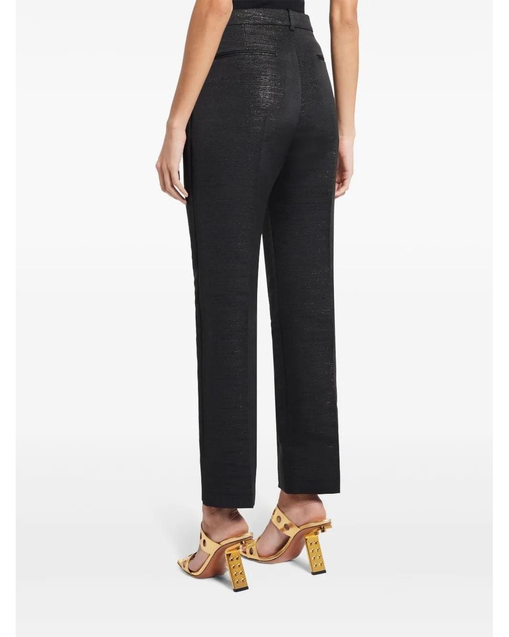 Tom Ford Black Wallis Lurex Trousers