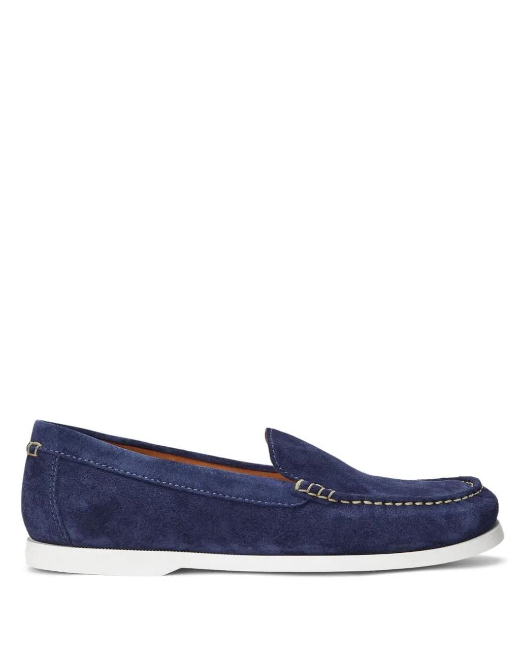 Polo Ralph Lauren Blue Merton Suede Loafers for men
