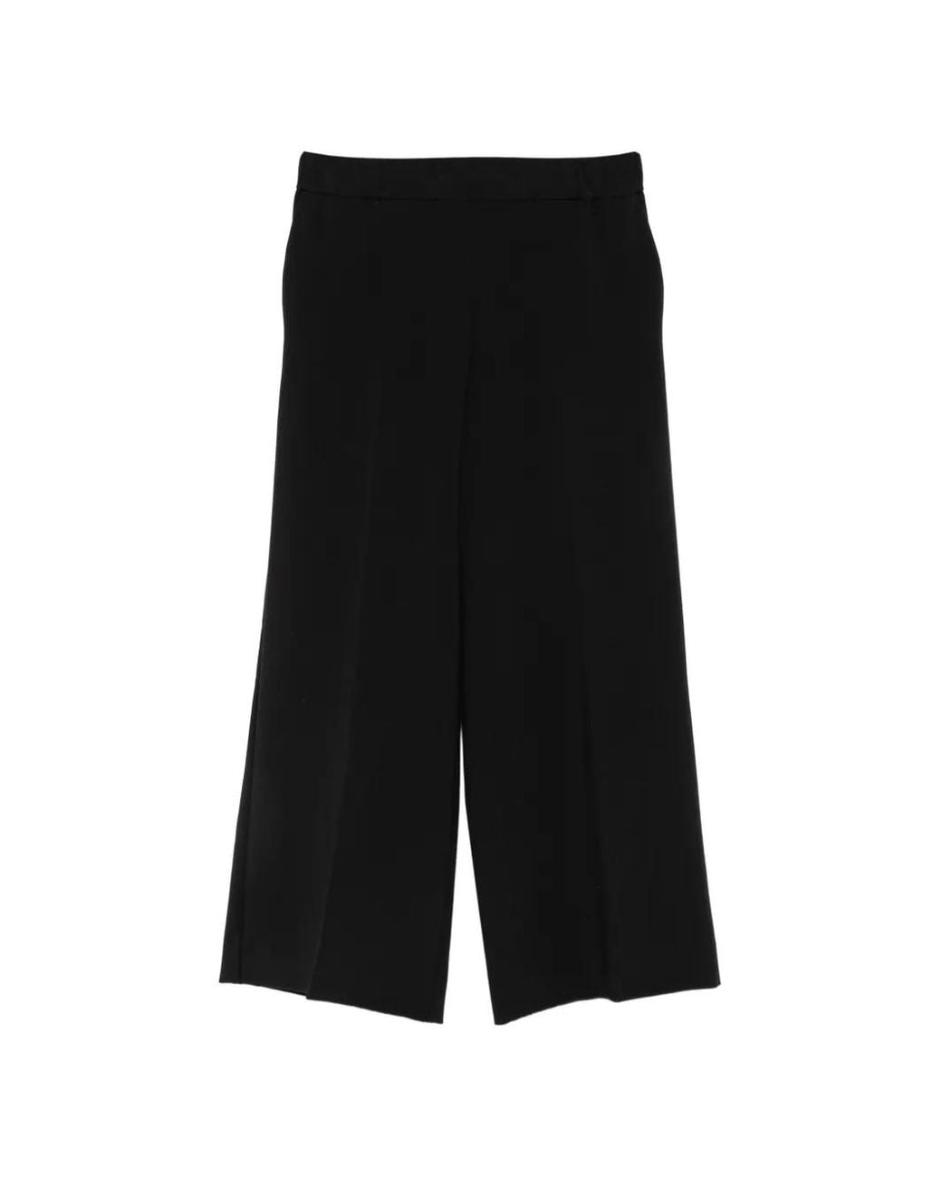 Ottod'Ame Black Sofia Wide-Leg Trousers