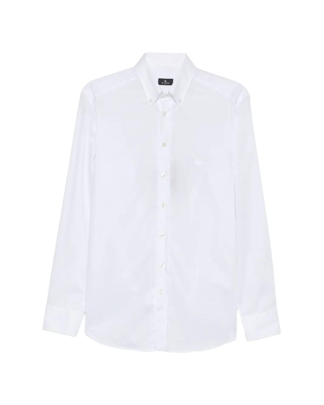 Etro White Cotton Casual Shirt for men