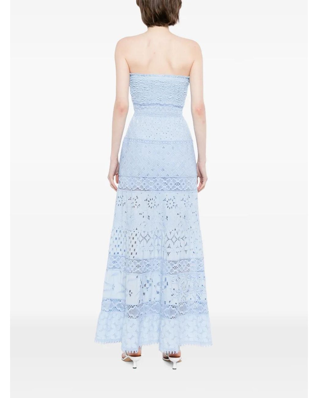 Temptation Positano Blue Tahina Maxi Dress