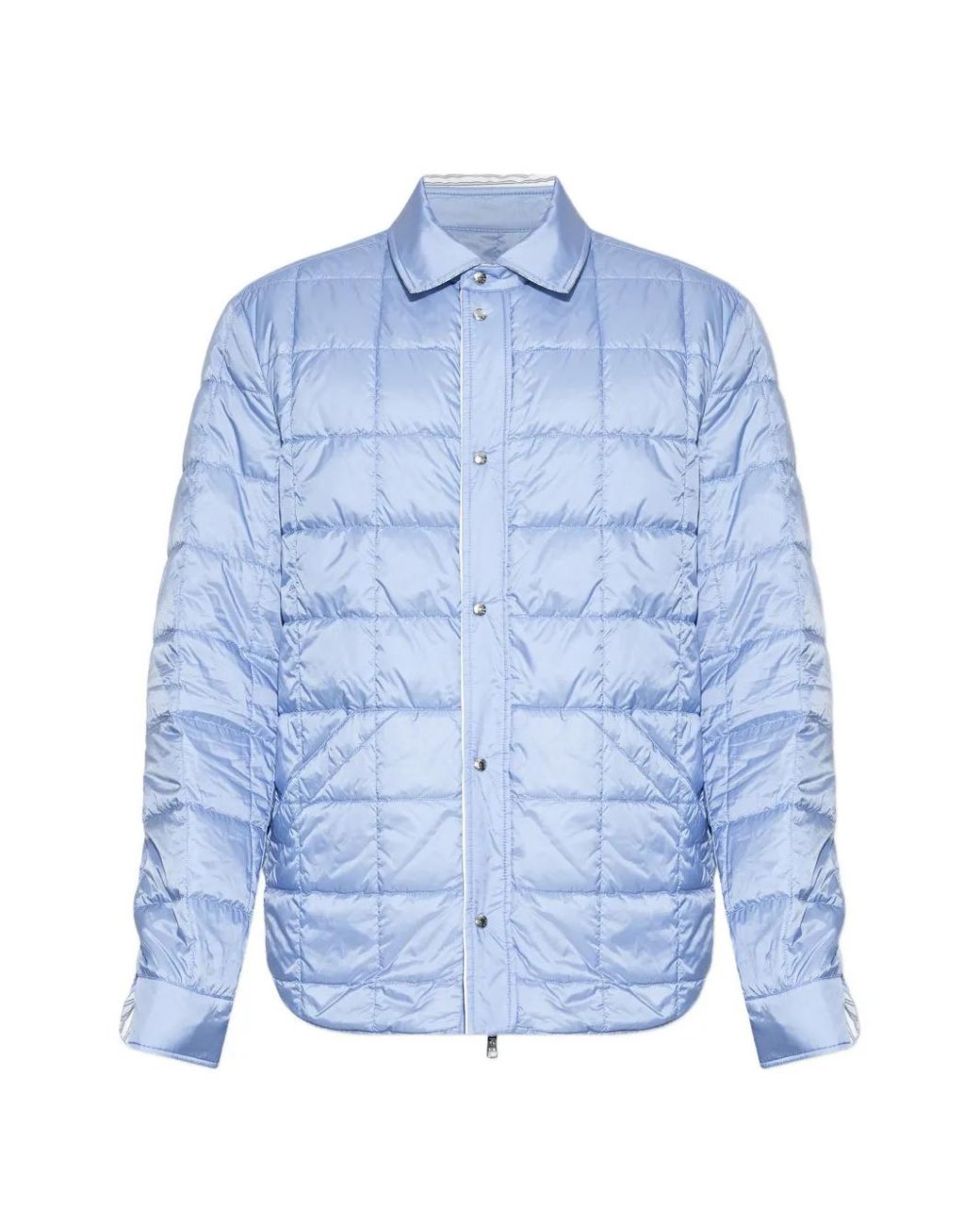 Moncler White Double-Sided Down Jacket "Crescent" for men