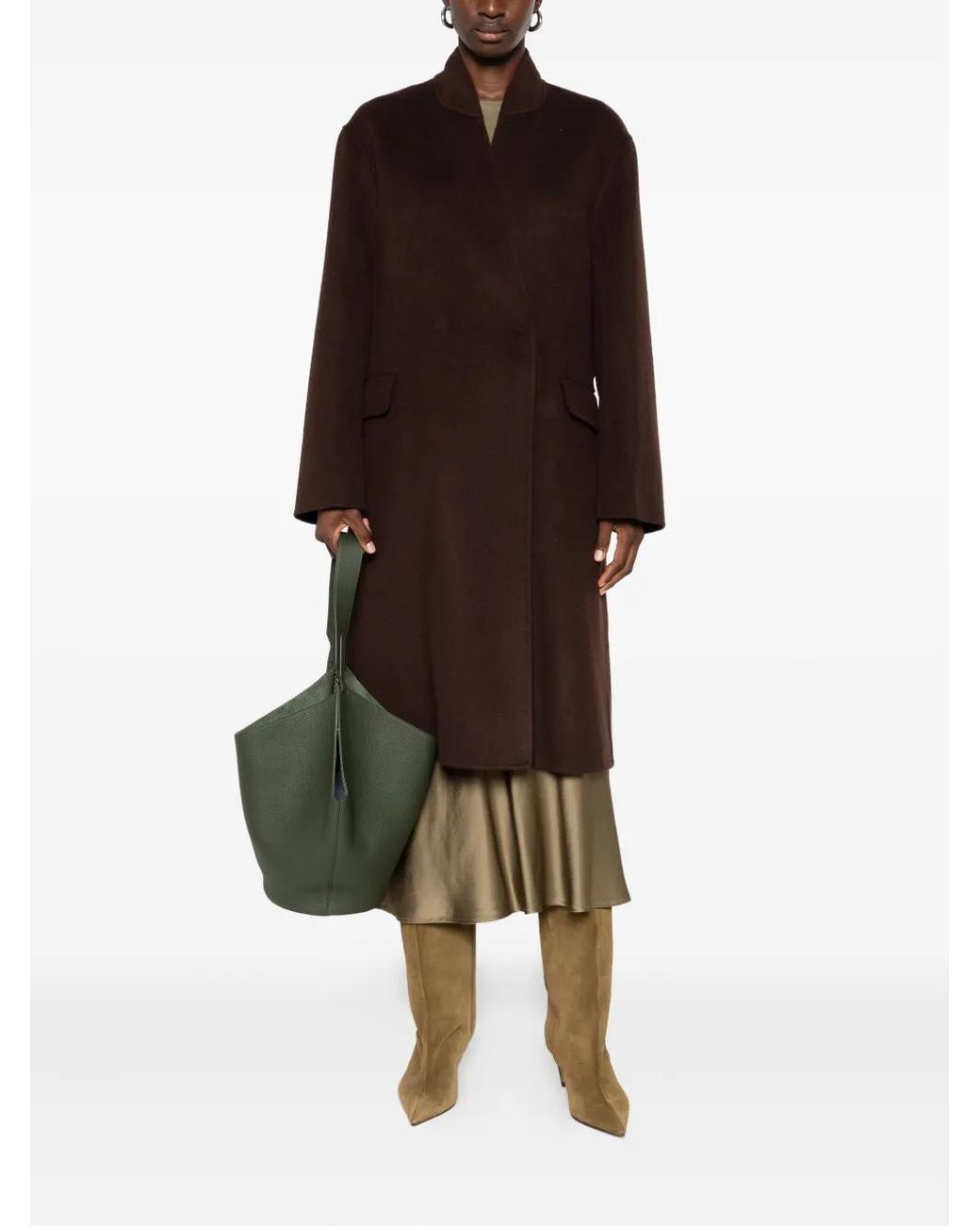 Ottod'Ame Black Belted Coat