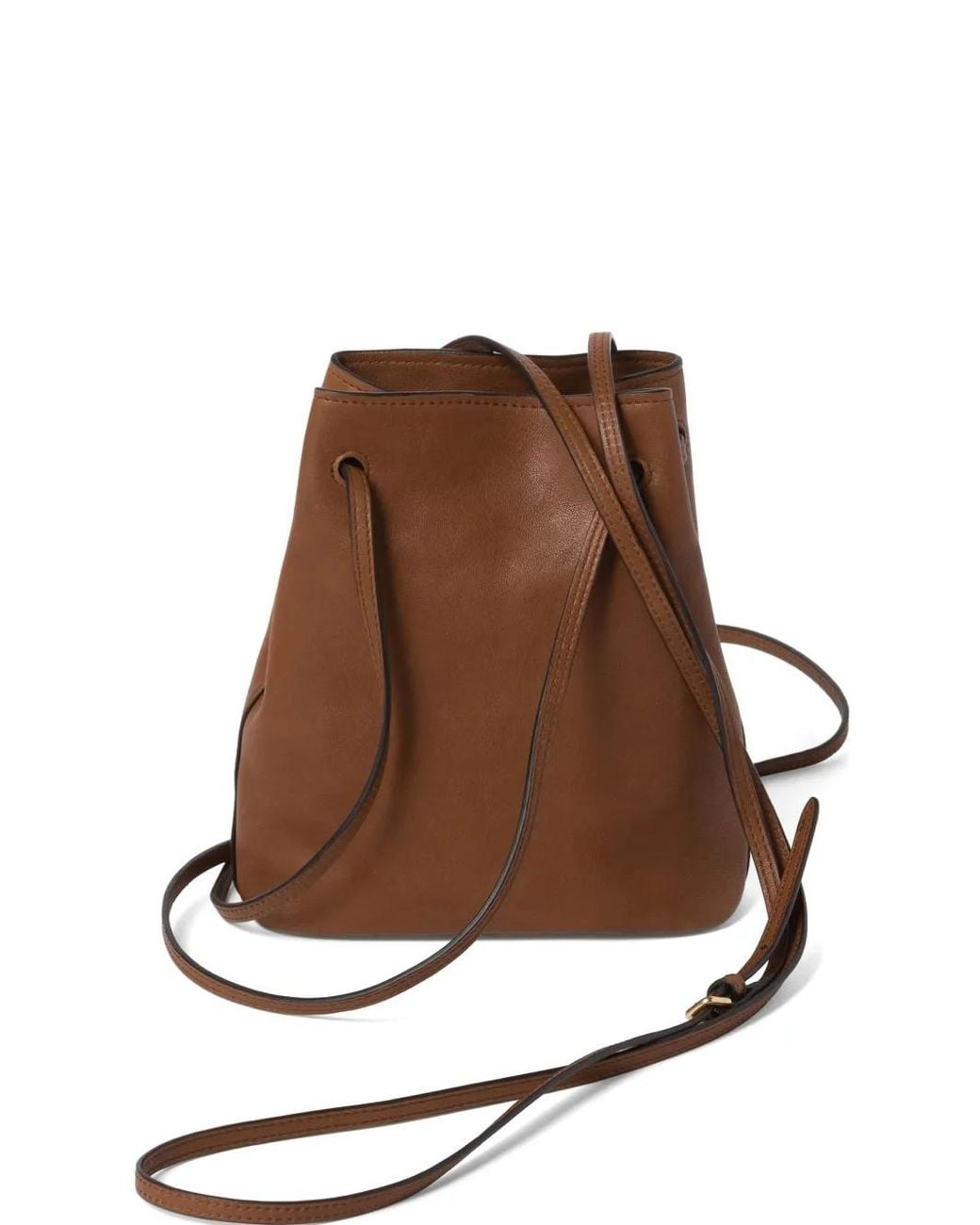 Miu Miu Brown Nappa-Leather Mini Bag