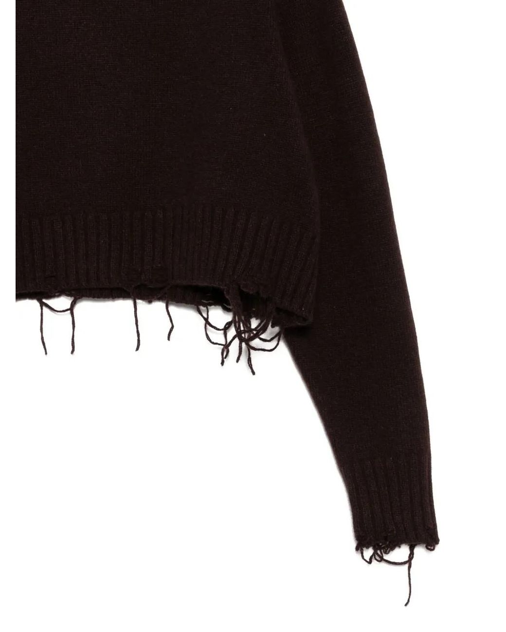 Low Classic Black Ribbed Jumper
