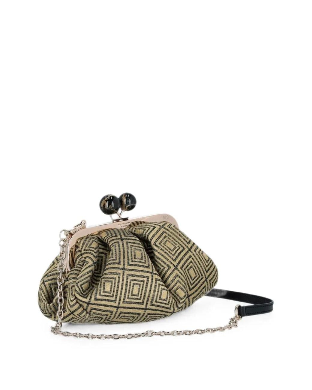 Weekend by Maxmara Metallic Pasticcino Geometric-Pattern Shoulder Bag