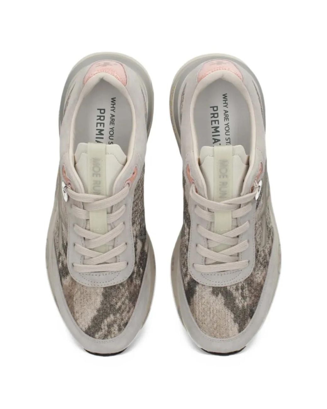 Premiata White Moe Run 8083 Sneakers