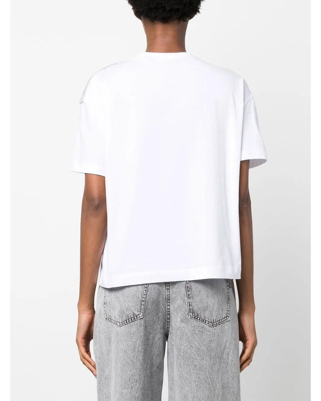 Brunello Cucinelli White Cotton T-shirt