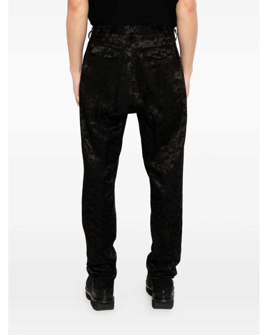 Julius Black Jodhpurs Trousers for men