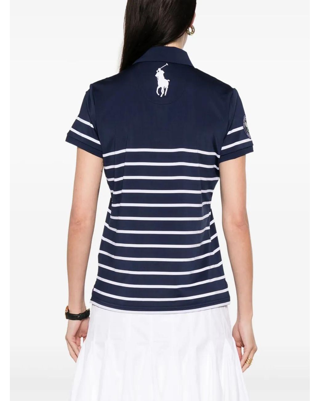 Polo Ralph Lauren Blue Polo Pony-Embroidered Polo Shirt