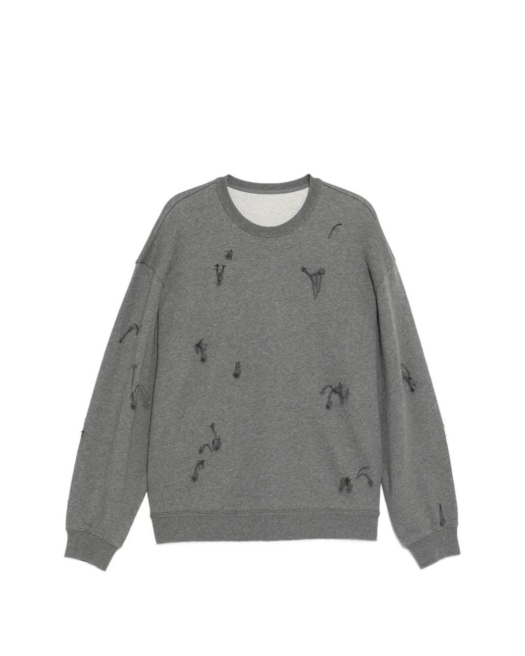 JNBY Gray Fringed Sweatshirt