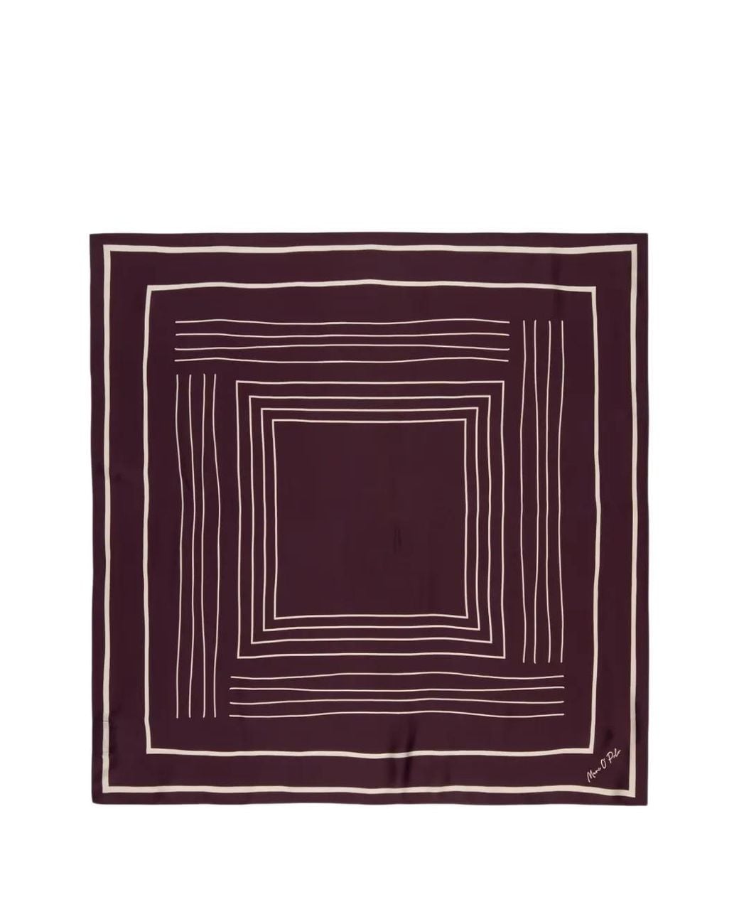 Sciarpa Con Stampa Geometrica di Marc O' Polo in Purple