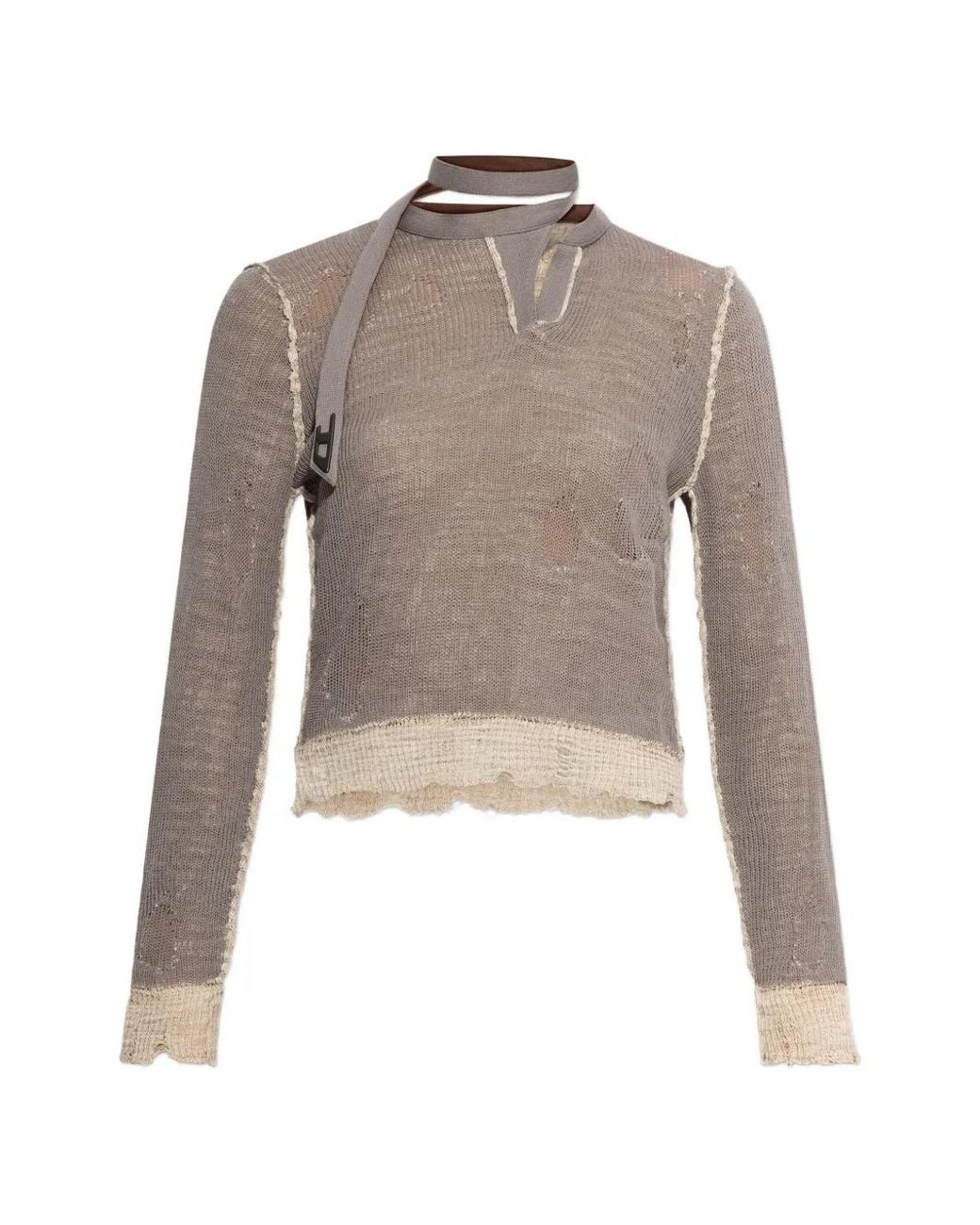 DIESEL White Dracarina Maglia