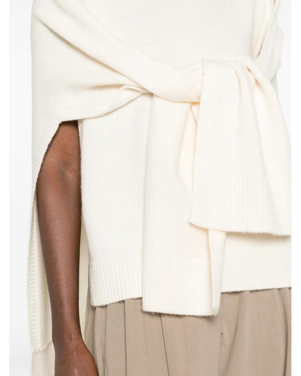 Source Unknown White Noa Wool Sweater