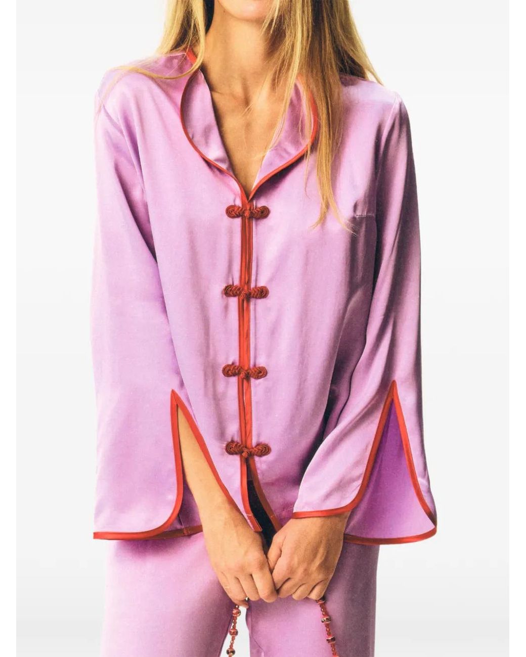 Sleeper Pink Louis Chinoiserie Pajamas