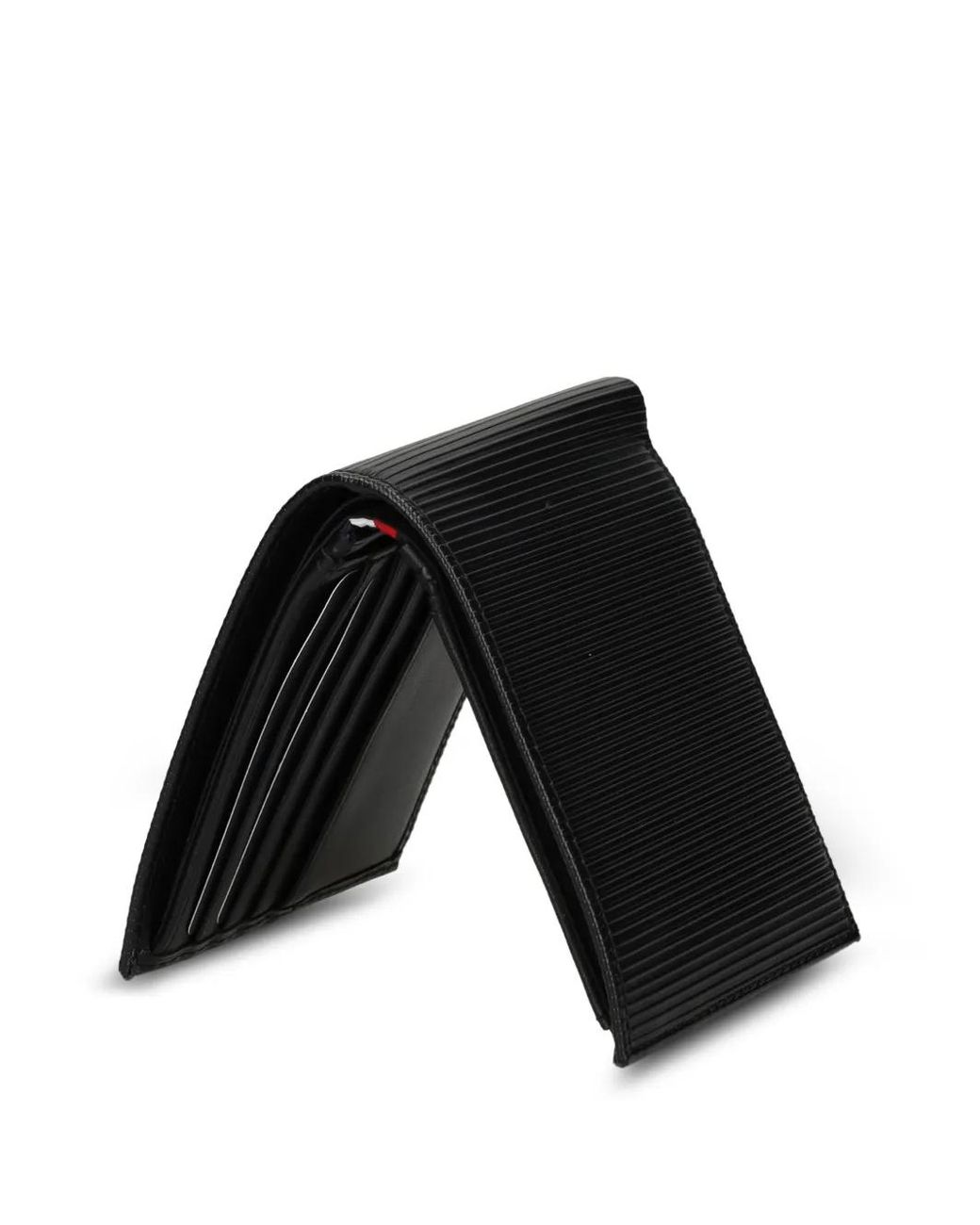 Tommy Hilfiger Black Ribbed Wallet for men