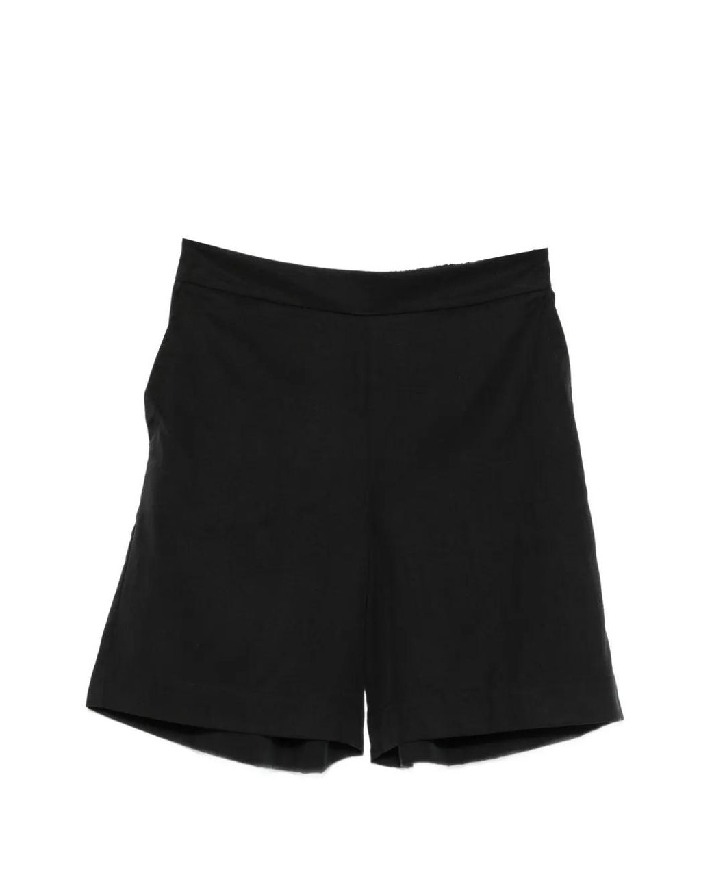 Marc O' Polo Black Pressed-Crease Shorts