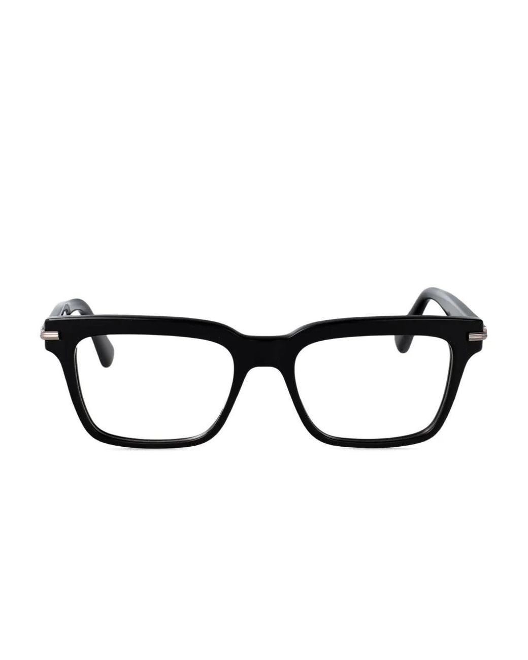 Ferragamo Eyewear Black Rectangular-Frames Glasses for men