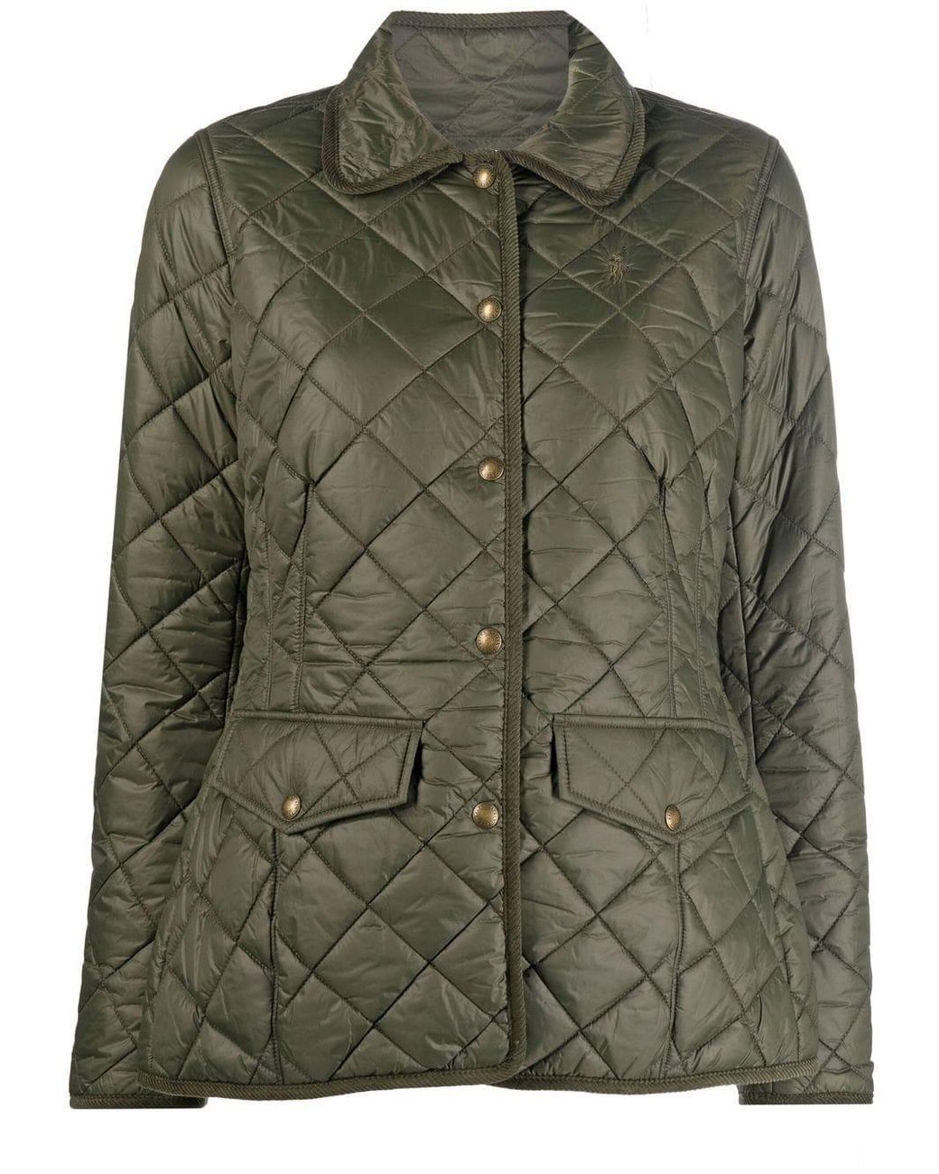 Polo Ralph Lauren Insulated Quilted Jacket in Green Lyst