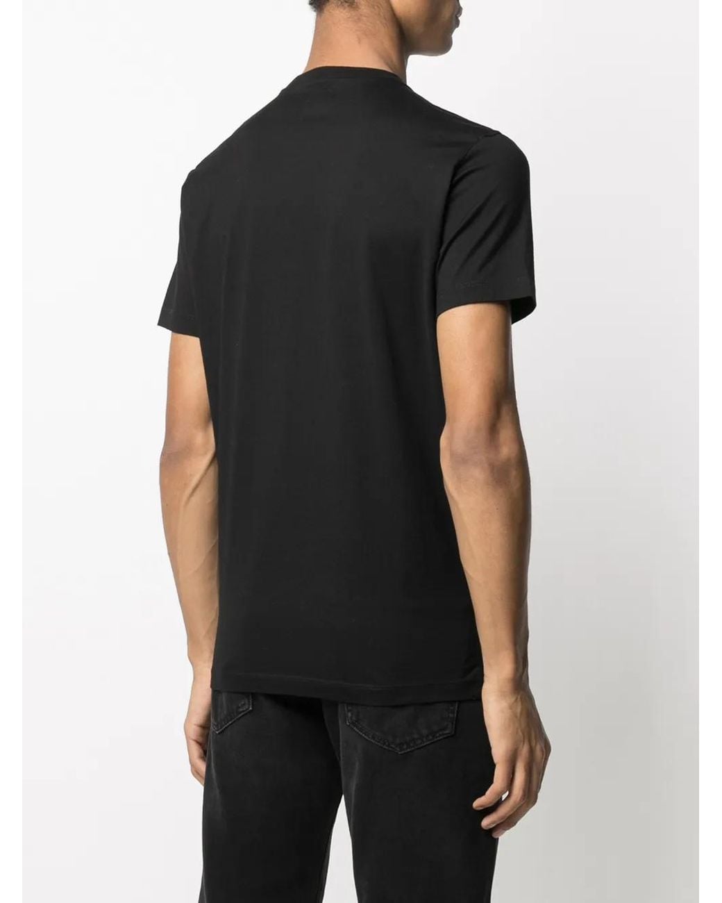 DSquared² Black Small Icon Logo T-shirt for men
