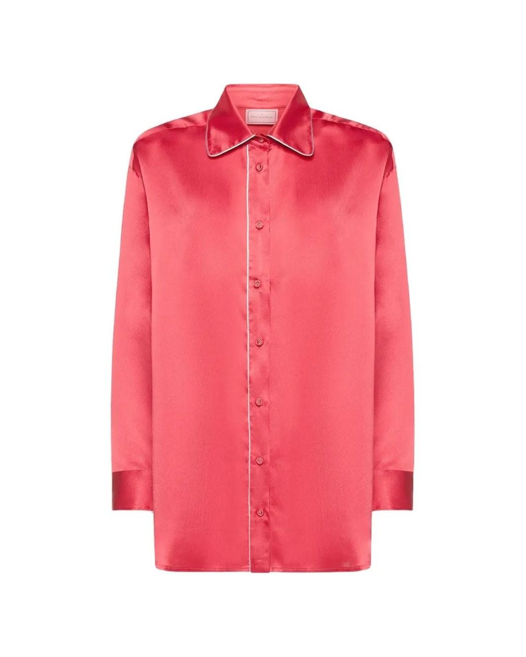 Pierre Louis Mascia Pink Mutka Silk Shirt