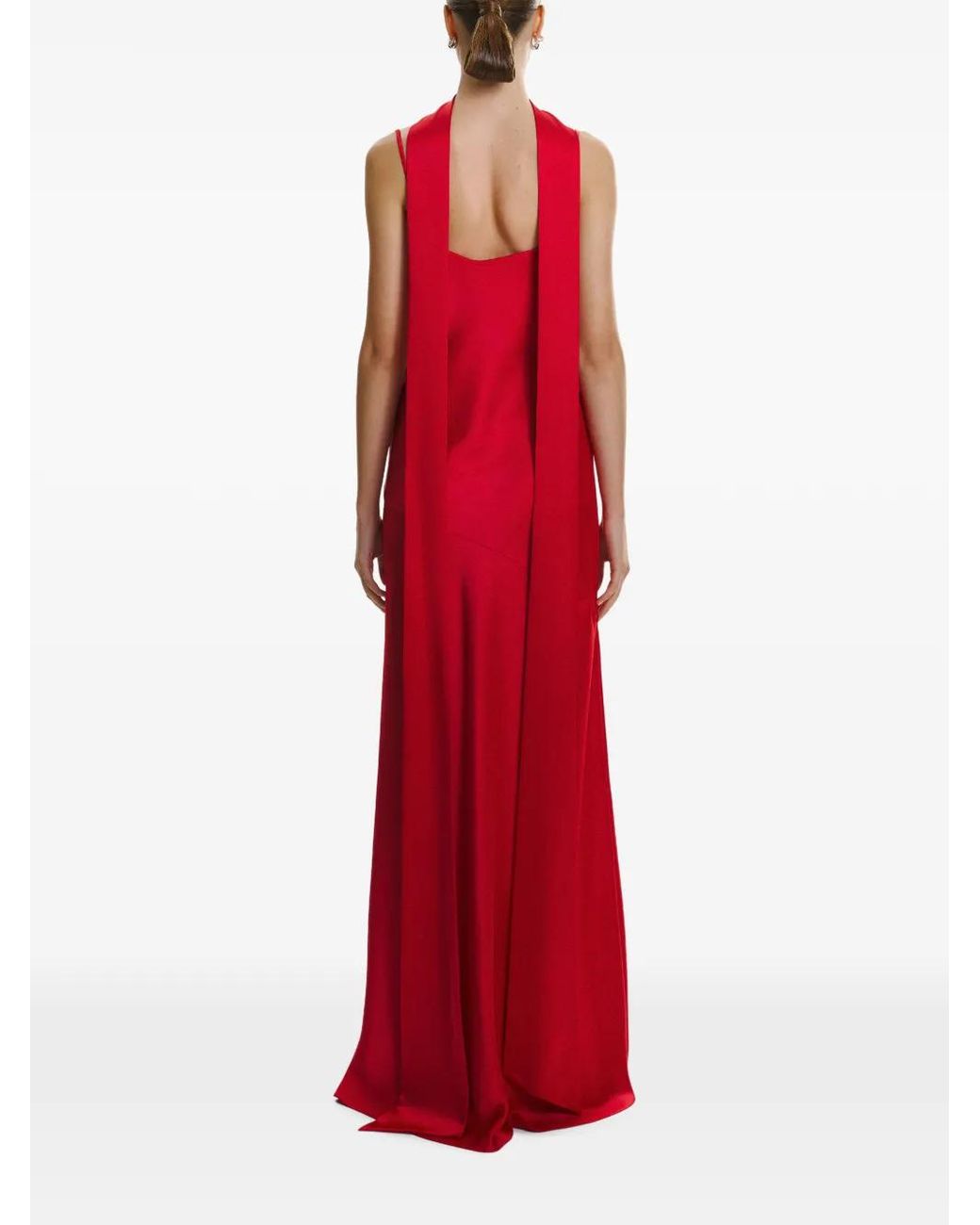 Lita Couture Red Eline Sleeveless Maxi Dress