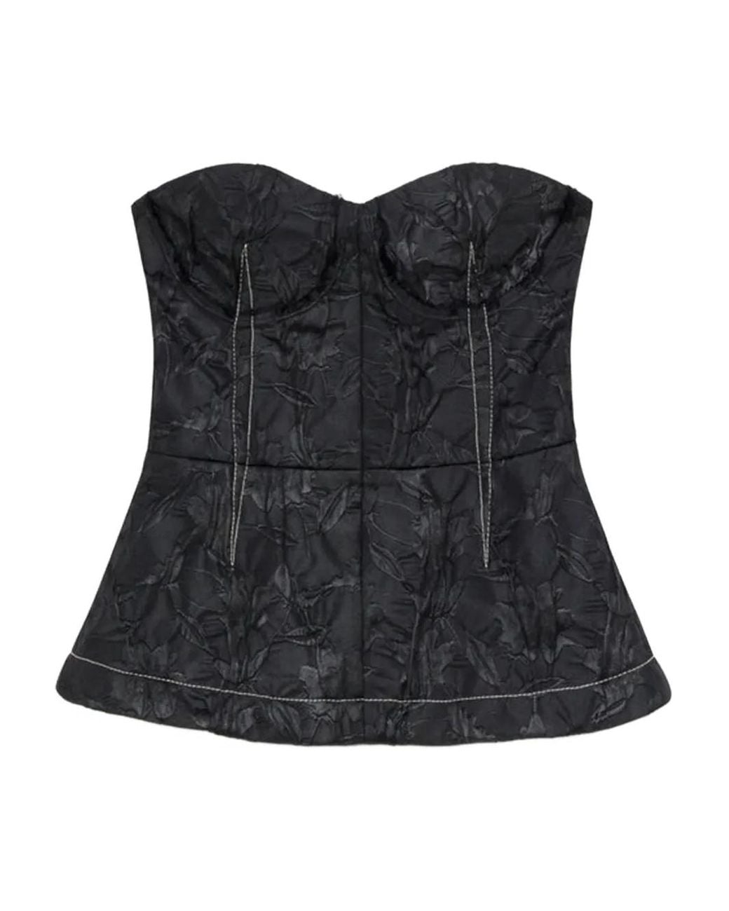 Jonathan Simkhai Zander Bustier-Top in het Black