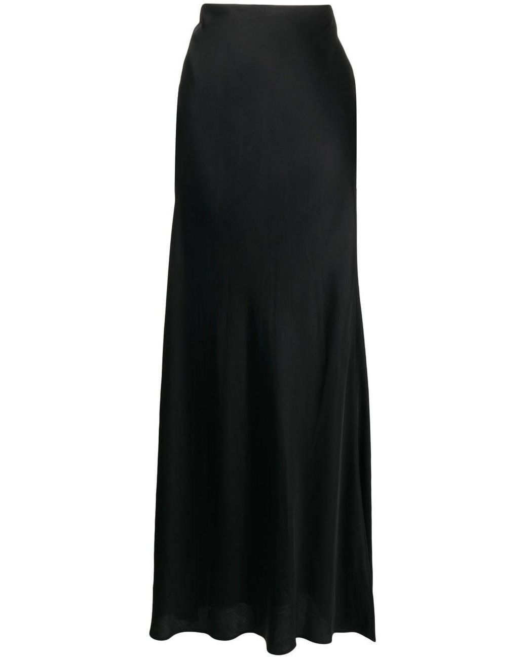 L'Agence A-line Maxi Skirt in Black | Lyst