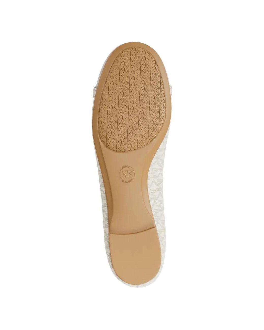 MICHAEL Michael Kors White Mandy Ballet Flats