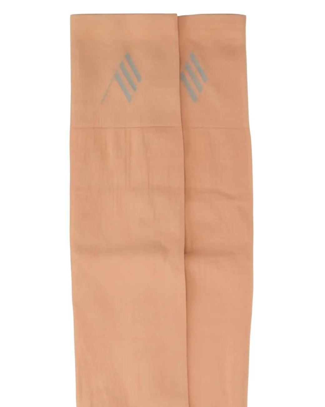 The Attico White Chaussettes À Logo Imprimé