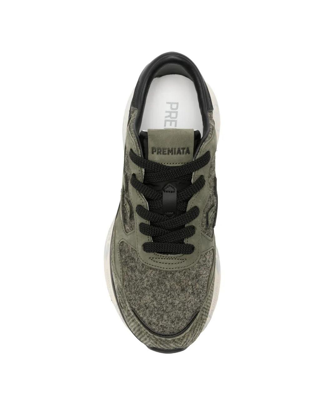 Premiata Green Lauryn 8550 Panelled Sneakers