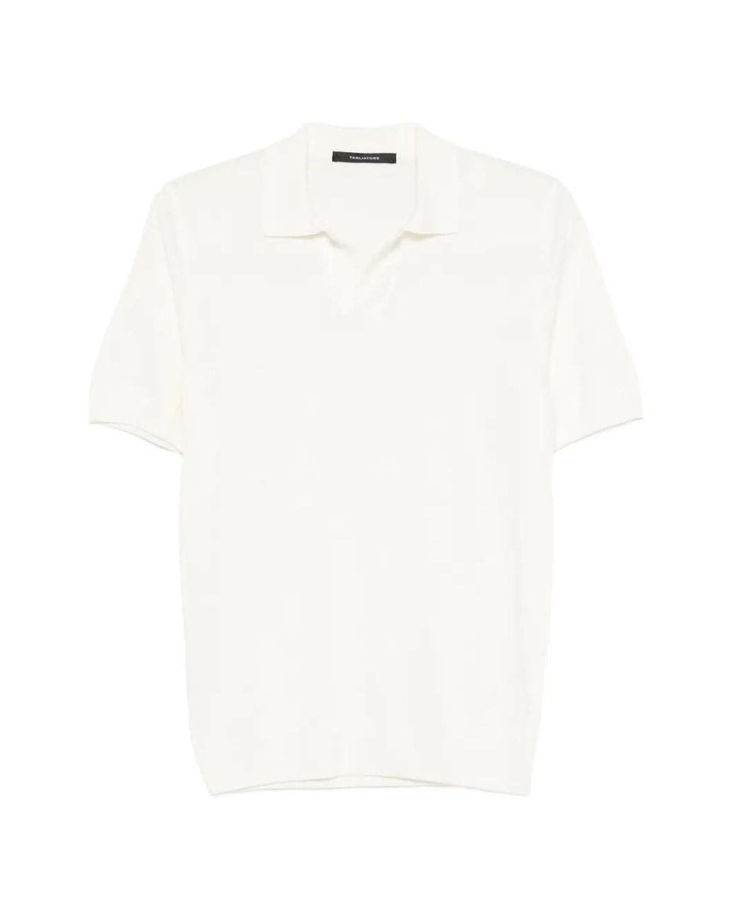 Polo Keith Tagliatore pour homme en coloris White