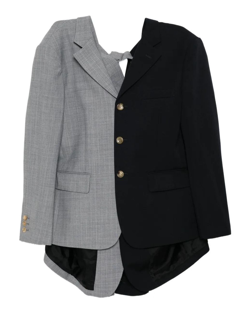 Comme des Garçons Black Checked Jacket