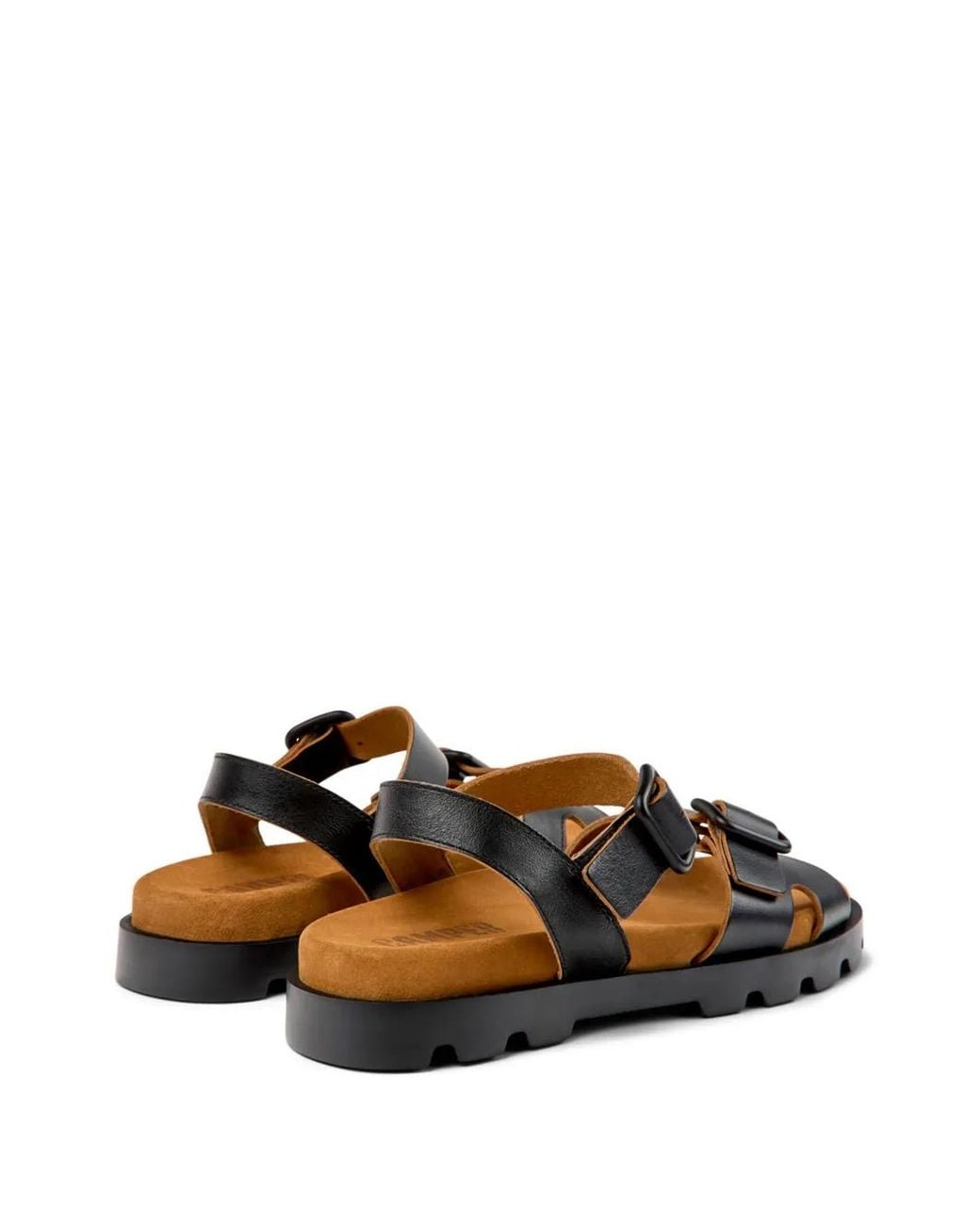 Camper Black Brutus Sandals