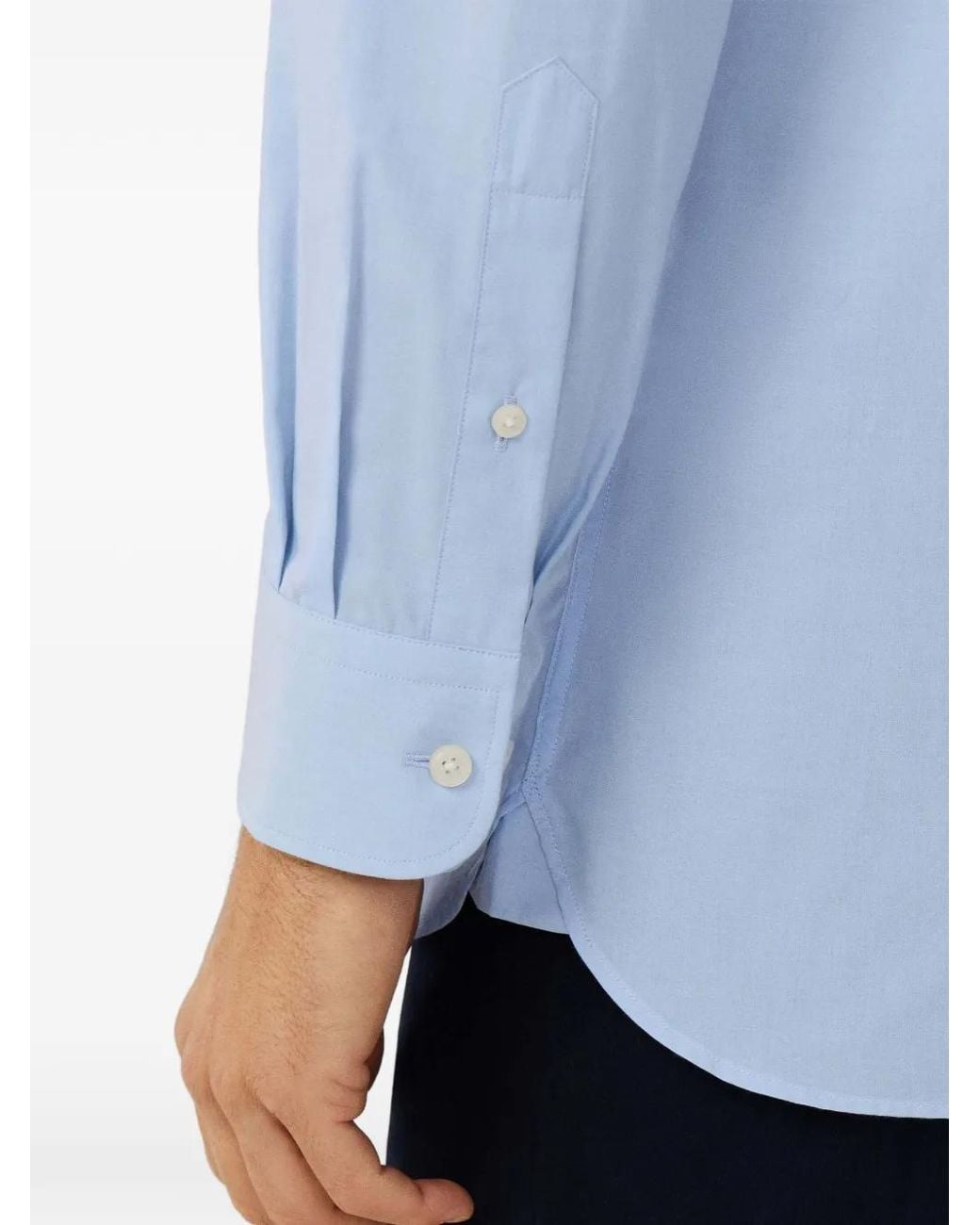 Hackett Blue Cutaway-Collar Shirt for men