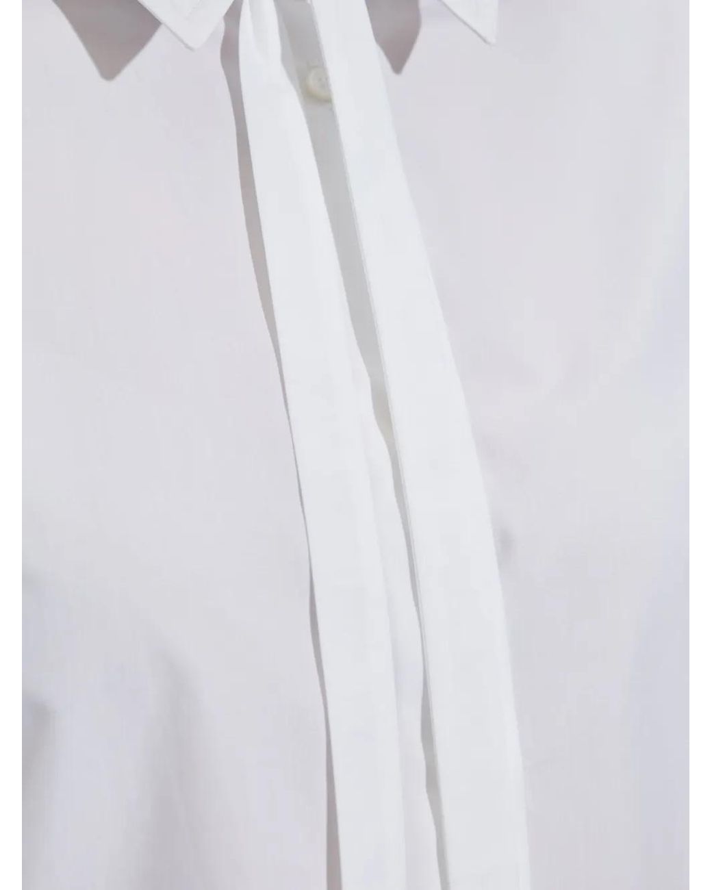 Fabiana Filippi White Tie-Embellished Shirt
