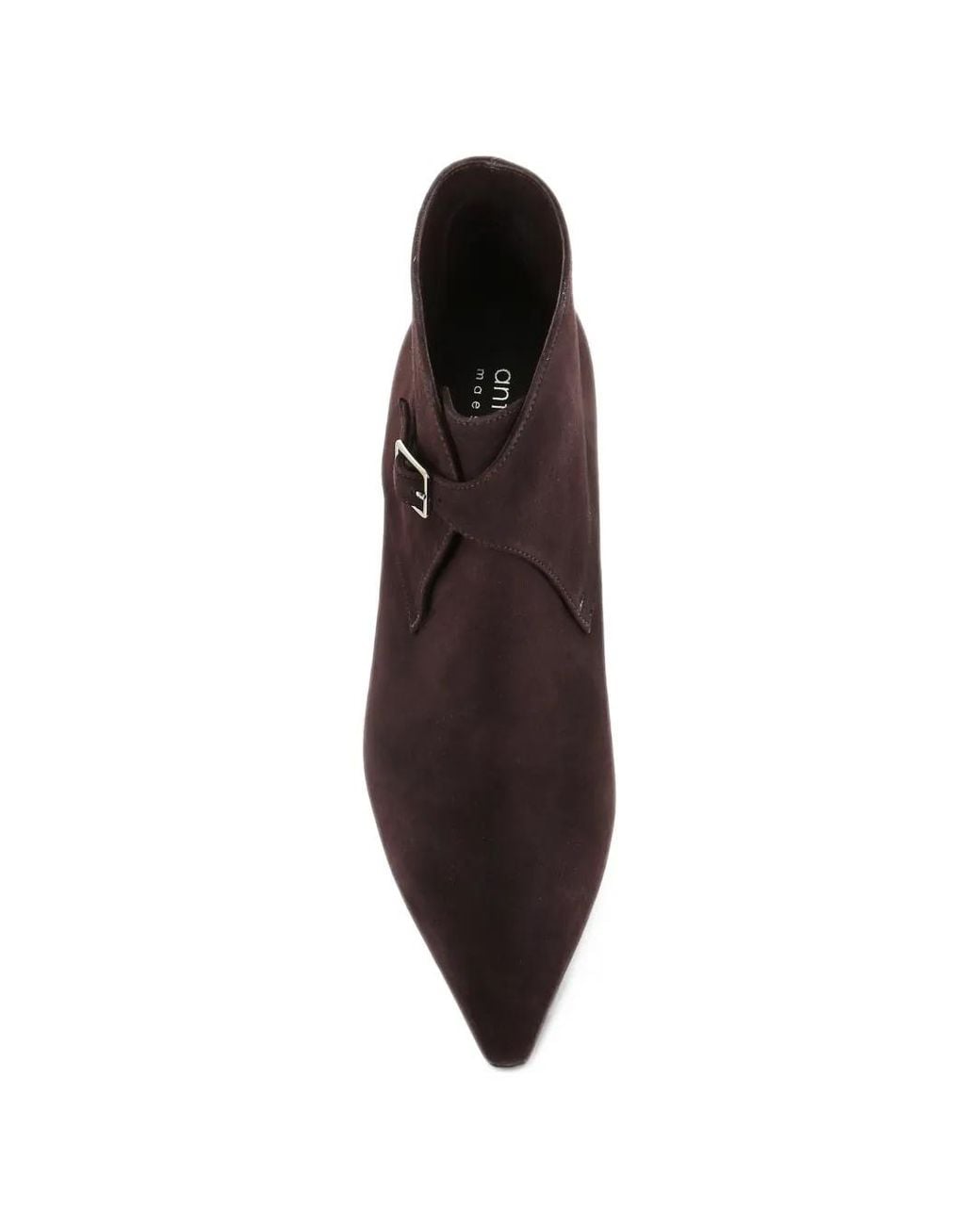 Antonio Barbato Maestri Veneziani Brown Buckle-Fastening Calf Suede Ankle Boots