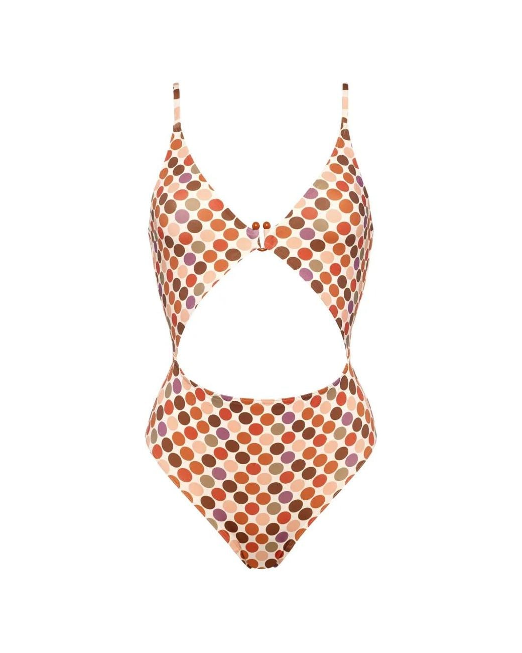 Eres Pink Polka-Dot One-Piece Swimsuit